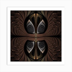 Fractal Abstract Background Pattern 2 Art Print