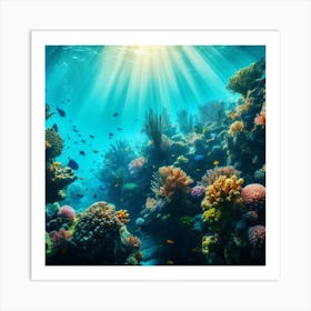 Coral Reef Art Print