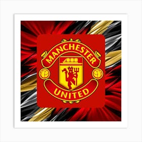 Manchester United F.C. Logo Wall Art 1 Art Print