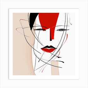 Portrait Of A Woman 35 Art Print