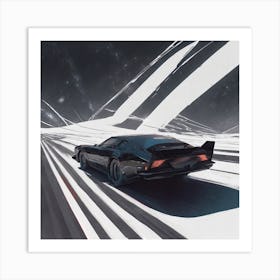 Futuristic Car 4 Art Print