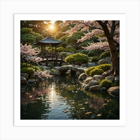 Japanese Garden 8 Art Print