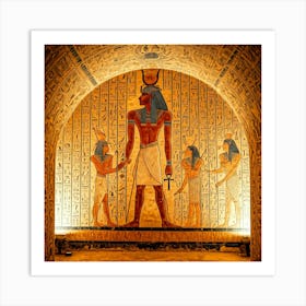 Egyptian Temple Art Print