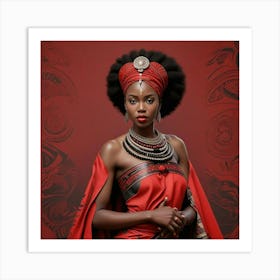 African Beauty 1 Art Print