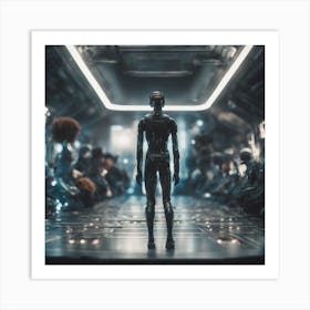 Aliens In Space Art Print