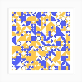 Abstract Geometric 1 Art Print