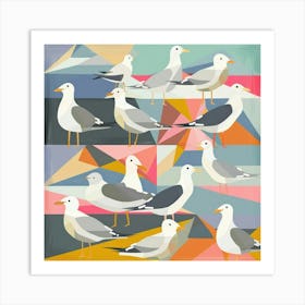 Seagulls 6 Art Print