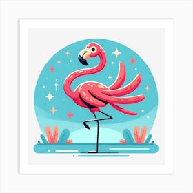 Flamingo Bird Animal Art Print