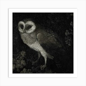 Owl In The Woods Art Print