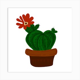 Cactus Flower 1 Art Print