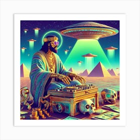 Egyptian Dj 1 Art Print