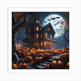 Haunted House 9 Art Print