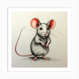 Rat!! Art Print