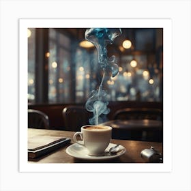 Coffee In A Cafe Art Print