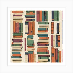 Bookshelf Art Print