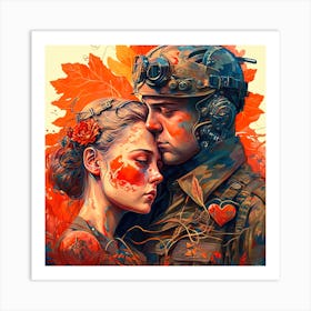 Soldier'S Love Art Print