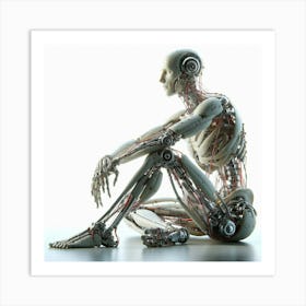 Humanoid Robot 5 Art Print