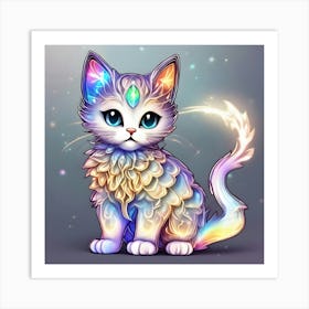 Cute Cat 7 Art Print