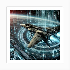 Nebula Phantom Data Relay Array Art Print