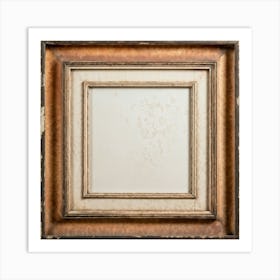 Artistic Design Encased Within A Vintage Textured Cardboard Frame Showcasing The Worn Patina The G (1) Art Print