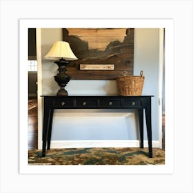 Console Table Art Print