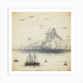 探検の航海 Voyage Of Exploration (XII) Art Print