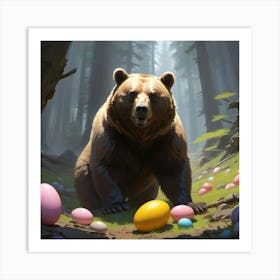 Easter Bear 1 Art Print