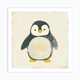 Charming Illustration Penguin2 Art Print