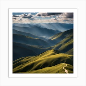 Landscape - Landscape Stock Videos & Royalty-Free Footage Art Print