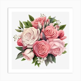 Bouquet Of Roses 26 Art Print