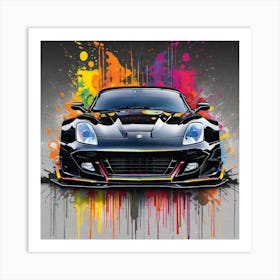 Sports Car Painting 6 Art Print