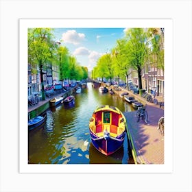 Amsterdam Canals 2 Art Print