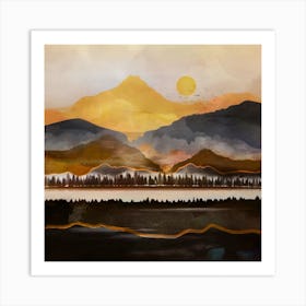 Pure Wilderness At Dusk Art Print