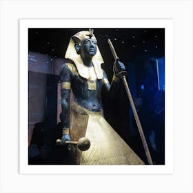 Egyptian Statue 12 Art Print