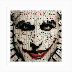 Joker Playing Cards Art Print