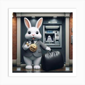 Bunny Atm 1 Art Print