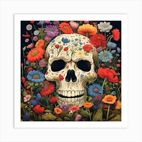 Sugar Skull 2 Art Print