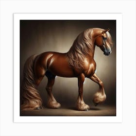 Horse Portrait Art Print