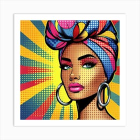 Ayana Pop African Woman Art Print