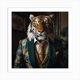 Tiger Portrait Art Print