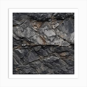 The Texture Of A Rugged Mountain Art Print