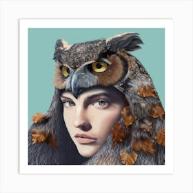 Owl Portrait Art Print