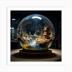 Snow Globe Art Print