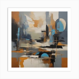 Abstract Cityscape Art Print