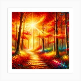 Forest Path 3 Art Print