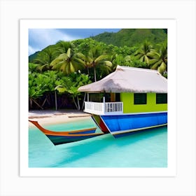 House On The Beach 3 Art Print