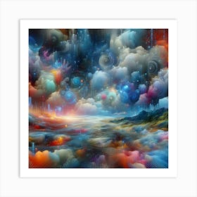 'Clouds' Art Print