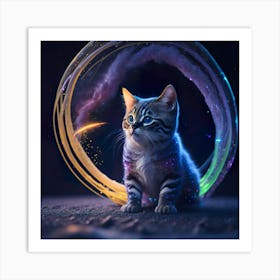 Cat Galaxy (67) Art Print