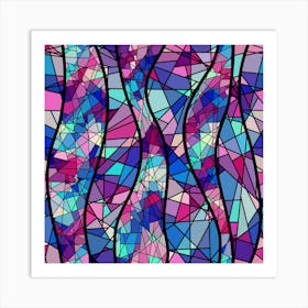 Geometric Mosaic 07 Art Print