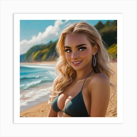 Sexy Blonde 2 Art Print